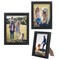 Americanflat Set of 3 Picture Frames - Includes 4x6, 5x7, 6x8 Frames - Black Picture Frames with Deep, High-Quality Molding and Shatter-Resistant Glass for Tabletop or Wall Display